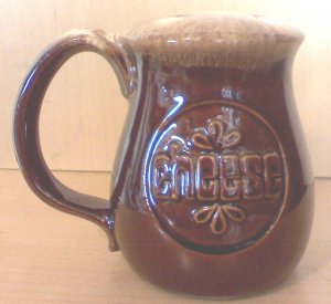 Mccoy Brown Drip Cheese Shaker MINT and Hard to find!