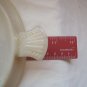 FIREKING FIRE KING IVORY HOT PLATE HOTPLATE TRIVET BEAUTY!