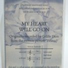 MY HEART WILL GO ON CELINE DION TITANIC ACCOMPANIMENT KARAOKE TRACK TAPE CASSETTE