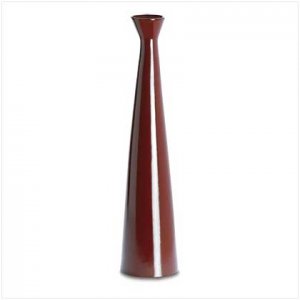 Burgandy Temple Vase