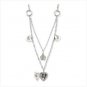 Heart Drop Locket Necklace