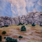 La Cueva Limited print southwest landscape watercolor art Paula M