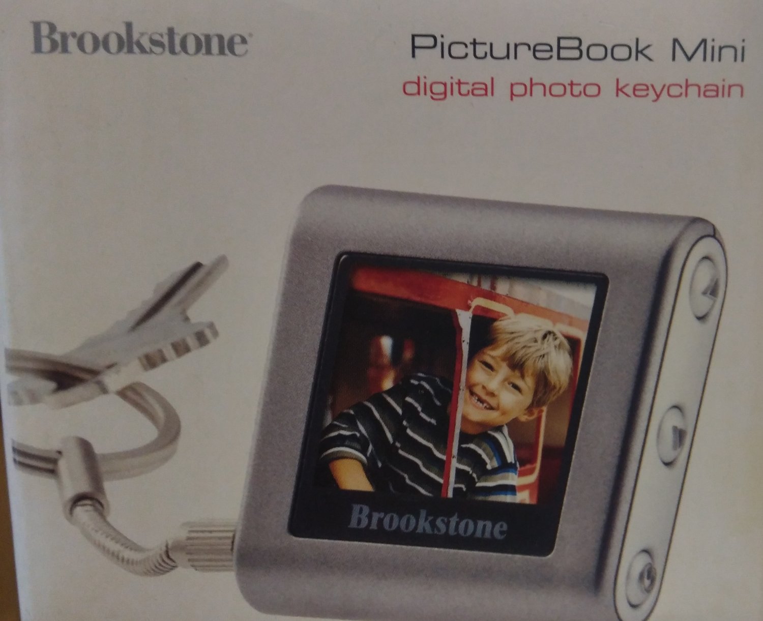 Brookstone Picture Book Mini Digital Photo Keychain