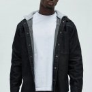 Mens Fashion Nova Denim Shacket XXL - Black