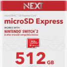 NEXT - Express 512GB microSD PCIe 3.1 NVMe UHS-I Memory Card works with Nintendo Switch 2