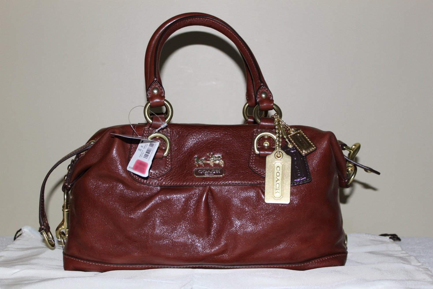 NWT Coach Sabrina Madison 12937 Handbag Acorn Leather