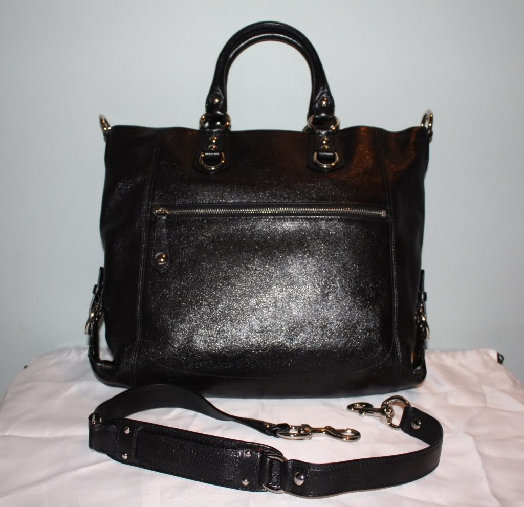 NWT Coach MADISON JULIANNE 12935 Handbag Black Leather Bag