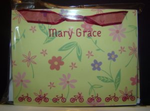 12 Personalized cards with envelopes