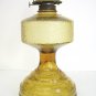 PA Risdon Danbury CT Eagle Oil Lamp Yellow Amber Glass