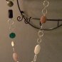 Multi-Colored Chain & Bead Necklace