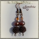 EARRINGS beaded beads