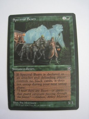 Spectral Bears Homelands Magic the Gathering FREE SHIPPING