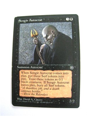 Sengir Autocrat Magic the Gathering Card FREE SHIPPING
