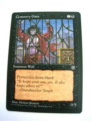 Cemetery Gate 1 & 2 Magic the Gathering Cards FREE SHIPPING