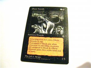 Ghost Hounds Magic the Gathering Card FREE SHIPPING