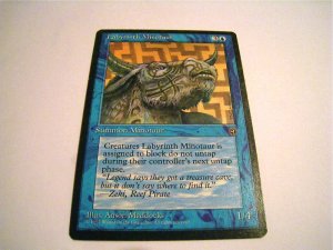 Labyrinth Minotaur 1 & 2 Magic Cards FREE SHIPPING