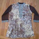 NEW XL Brown Tiger Tunic Top  FREE SHIPPING