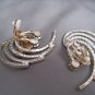 HUGE Clip On Drag Crystal Earrings
