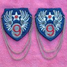71 #9 EMBLEMS, DECALS, Patches Chains 2 1/2" Blue NEW 71 #9 EMBLEMS, DECALS, Patches Chains 2 1/2" Blue NEW