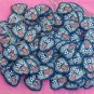 71 #9 EMBLEMS, DECALS, Patches Chains 2 1/2" Blue NEW
