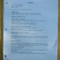 "THE MIDDLE" TV Show Script 44 Pages Patricia Heaton 2010-11 Season