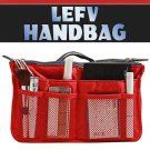 1 LEFV Purse Handbag Tote Bag Pockets Travel Organizer 4x6x11"