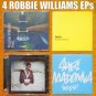 Robbie Williams 4 EP CDs Tripping Feel Radio Madonna ♫ NEW & Unplayed (of Take That)