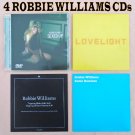 Robbie Williams 4 EP CDs Lovelight Radio Sexed Up Tripping NEW & Unplayed Robbie Williams 4 EP CDs Lovelight Radio Sexed Up Tripping NEW & Unplayed