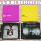 Robbie Williams 4 EP CDs Thumpin' Tripping Radio Lovelight NEW & Unplayed (Take That) Robbie Williams 4 EP CDs Thumpin' Tripping Radio Lovelight NEW & Unplayed (Take That)