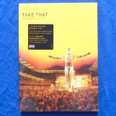 TAKE THAT 2 DVDs "Progress Live" & "Making of" 2003 Concert - NEW & Sealed