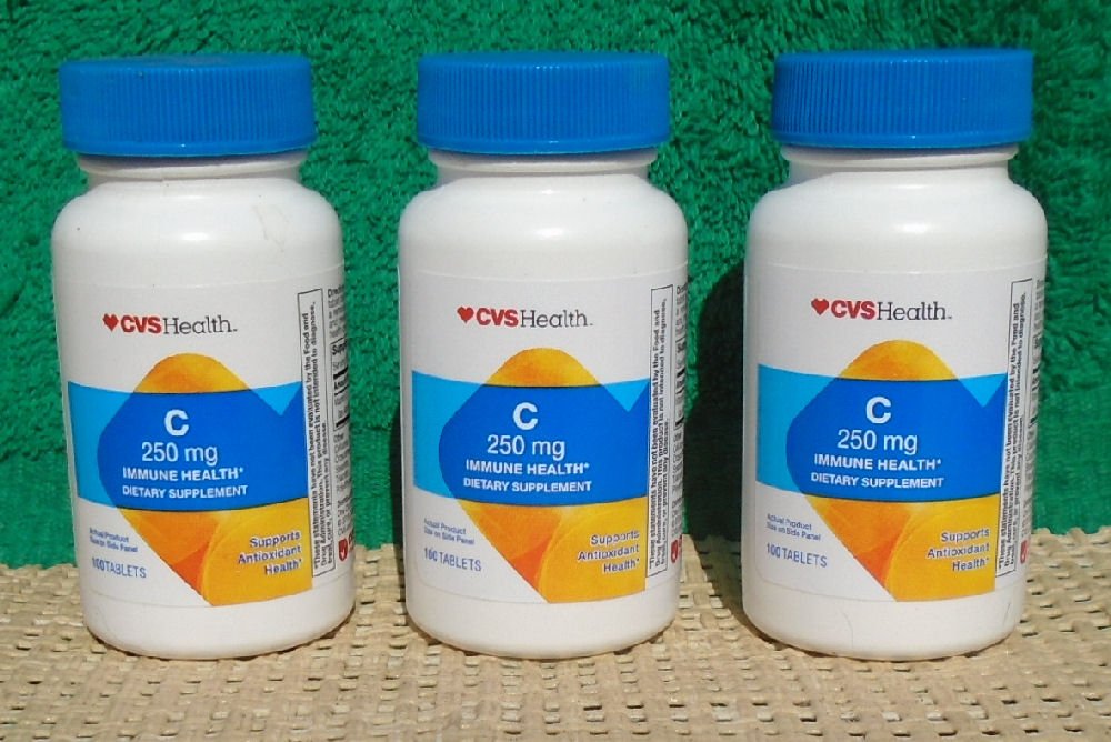 300 CVS Vitamin C 250mg Immune Health Dietary Supplement Tablets 3