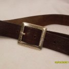 Brown leather belt