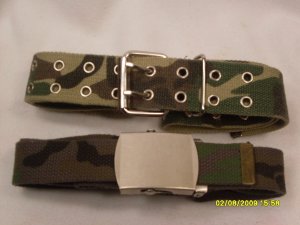 Camouflage belts