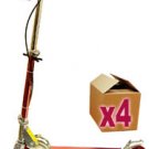 4 x Aluminium Foldable Scooters