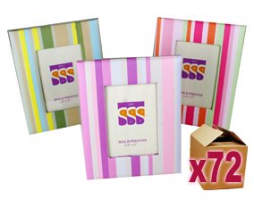 72 x Funky Assorted Paper Photo Frames