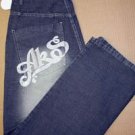 12 Mens Akademiks Designer Black Jeans