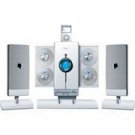 iLuv 4-CD Hi-Fi Audio System with iPod Docking Station - JWin I9200-WH