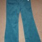 CHRISTOPHER & BANKS TURQUOISE/TEAL CORDUROYS [Size 14]