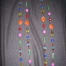 BEAD NECKLACE & EARRINGS