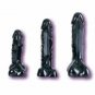 Life-Like Dong 6" - Black Rubber Dildo