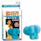 Buck Shot Silicone Stoker - Blue Anal Pocket Pal