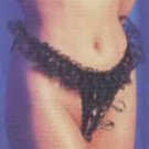 Playtime - Black and Gold Lame Panties