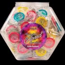 Latex Colored Condoms 144PC Bowl