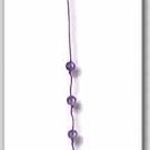 Acrylite Anal Beads - Small - Purple