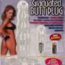 Graduated Butt Plug - Clear