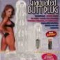Graduated Butt Plug - Clear
