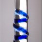 Twisty Wand - Blue Pyrex Glass Dildo