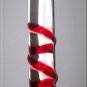 Twisty Wand - Red Pyrex Glass Dildo