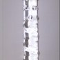Bumpy Twisty Wand - Clear Pyrex Glass Dildo