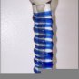 Light Up Glass - Blue Pyrex Glass Dildo